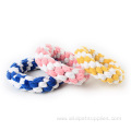 Handmade Cotton Rope Donuts Molar Dog Toy